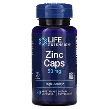 Load image into Gallery viewer, Life Extension Zinc Caps 50 mg