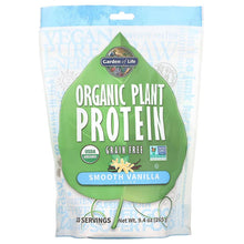 Load image into Gallery viewer, Garden of Life Organic Plant Protein Vanilla Flavored