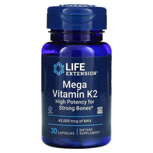 Load image into Gallery viewer, Life Extension Mega Vitamin K2 45 mg