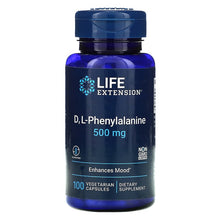 Load image into Gallery viewer, Life Extension D, L-Phenylalanine Capsules 500 mg