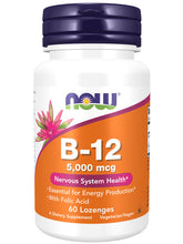 Load image into Gallery viewer, NOW Foods Vitamin B-12 5000 mcg