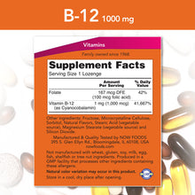 Load image into Gallery viewer, NOW Foods Vitamin B-12 1000 mcg