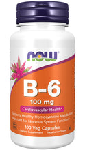 Load image into Gallery viewer, NOW Foods Vitamin B-6 100 mg