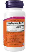 Load image into Gallery viewer, NOW Foods Vitamin B-6 100 mg