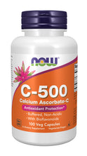 Load image into Gallery viewer, NOW Foods Vitamin C-500 Calcium Ascorbate-C
