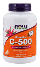 Load image into Gallery viewer, NOW Foods Vitamin C-500 Chewable