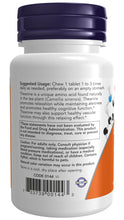 Load image into Gallery viewer, NOW Foods L-Theanine 100 mg Chewables