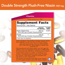 Load image into Gallery viewer, NOW Foods Niacin 500 mg, Double Strength Flush-Free