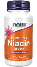 Load image into Gallery viewer, NOW Foods Flush-Free Niacin 250 mg