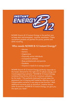 Load image into Gallery viewer, NOW Foods Instant Energy B-12 (2,000 mcg of B-12 per packet)