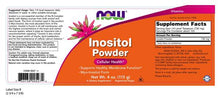 Load image into Gallery viewer, NOW Foods Inositol Powder Vegetarian