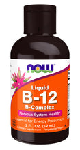 Load image into Gallery viewer, NOW Foods Vitamin B-12 Complex Liquid