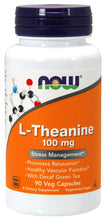 Load image into Gallery viewer, NOW Foods L-Theanine 100 mg