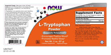 Load image into Gallery viewer, NOW Foods L-Tryptophan Powder