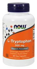 Load image into Gallery viewer, NOW Foods L-Tryptophan 500 mg