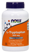 Load image into Gallery viewer, NOW Foods L-Tryptophan 500 mg