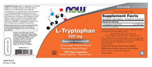 Load image into Gallery viewer, NOW Foods L-Tryptophan 500 mg
