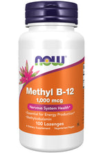 Load image into Gallery viewer, NOW Foods Methyl B-12 1,000 mcg