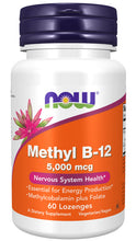 Load image into Gallery viewer, NOW Foods Methyl B-12 5,000 mcg