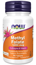 Load image into Gallery viewer, NOW Foods Methyl Folate 1,000 mcg