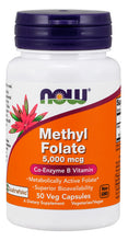 Load image into Gallery viewer, NOW Foods Methyl Folate 5000 mcg