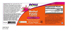 Load image into Gallery viewer, NOW Foods Methyl Folate 5000 mcg