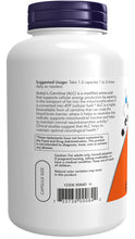 Load image into Gallery viewer, NOW Foods Acetyl-L-Carnitine 500 mg
