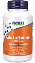 Load image into Gallery viewer, NOW Foods Glutathione 500 mg