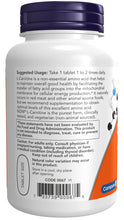 Load image into Gallery viewer, NOW Foods L-Carnitine 1000 mg