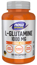 Load image into Gallery viewer, NOW Sports L-Glutamine, Double Strength 1000 mg