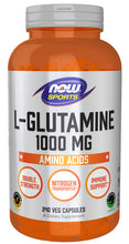 Load image into Gallery viewer, NOW Sports L-Glutamine, Double Strength 1000 mg