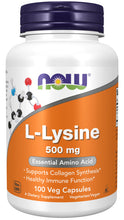 Load image into Gallery viewer, NOW Foods L-Lysine 500 mg