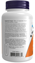 Load image into Gallery viewer, NOW Foods L-Citrulline 750 mg