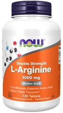 Load image into Gallery viewer, NOW Foods L-Arginine, Double Strength 1000 mg