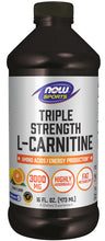 Load image into Gallery viewer, NOW Sports Carnitine, Triple Strength Liquid - 16 fl.oz.