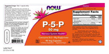 Load image into Gallery viewer, NOW Foods P-5-P 50 mg