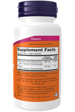 Load image into Gallery viewer, NOW Foods Pantothenic Acid 500 mg