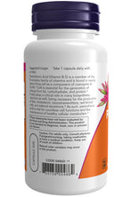 Load image into Gallery viewer, NOW Foods Pantothenic Acid 500 mg