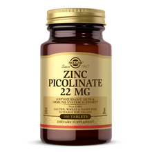 Load image into Gallery viewer, Solgar Zinc Picolinate 22 mg 100 Tablets