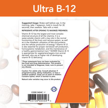Load image into Gallery viewer, NOW Foods Ultra B-12 Liquid