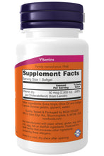 Load image into Gallery viewer, NOW Foods Vitamin D-3 2000 IU