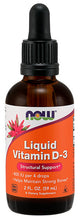 Load image into Gallery viewer, NOW Foods Vitamin D-3 Liquid