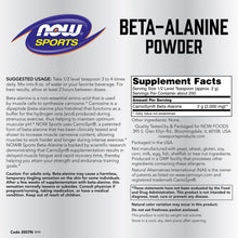 Load image into Gallery viewer, NOW Sports Beta-Alanine Powder 500 g