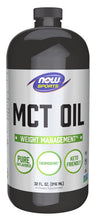 Load image into Gallery viewer, NOW Sports MCT Oil, Organic