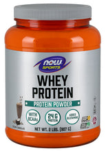 Load image into Gallery viewer, NOW Sports Whey Protein Creamy Chocolate Powder