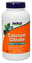 Load image into Gallery viewer, NOW Foods Calcium Citrate Tablets