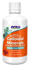 Load image into Gallery viewer, NOW Foods Colloidal Minerals, Natural Raspberry Flavor Liquid