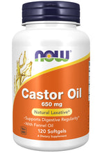 Load image into Gallery viewer, NOW Foods Castor Oil 650 mg