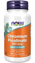 Load image into Gallery viewer, NOW Foods Chromium Picolinate 200 mcg