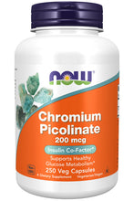Load image into Gallery viewer, NOW Foods Chromium Picolinate 200 mcg